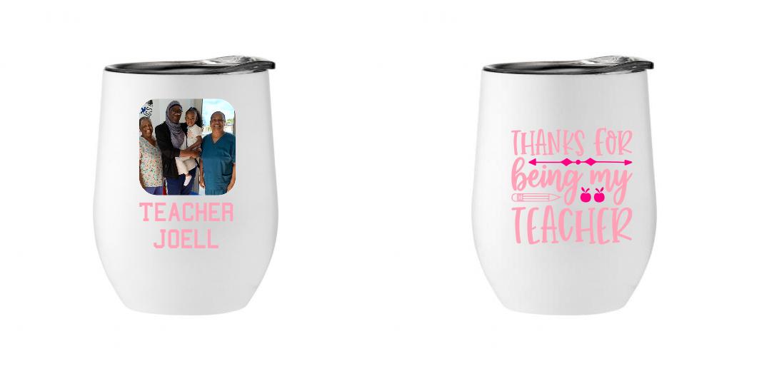 12oz Wine Tumblers | Add your own design