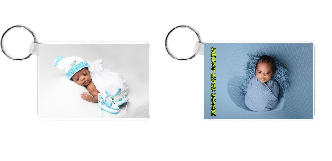 Rectangle shaped keychain | Add your own design