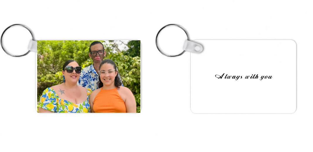 Rectangle shaped keychain | Add your own design