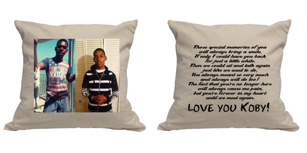 Customizable Burlap Canvas Cushion