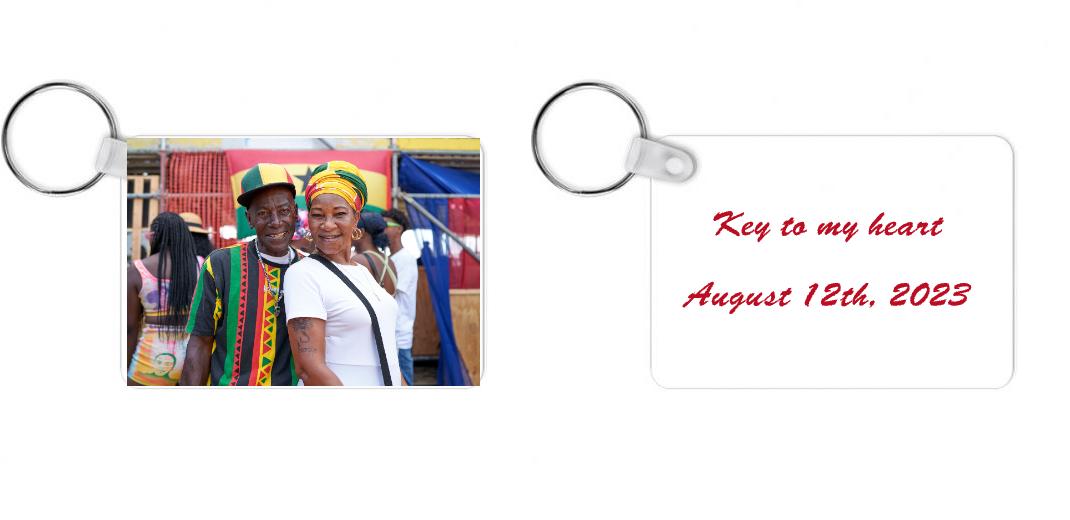 Rectangle shaped keychain | Add your own design