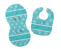 Load image into Gallery viewer, Baby Bib and Burp cloth | Add your own design
