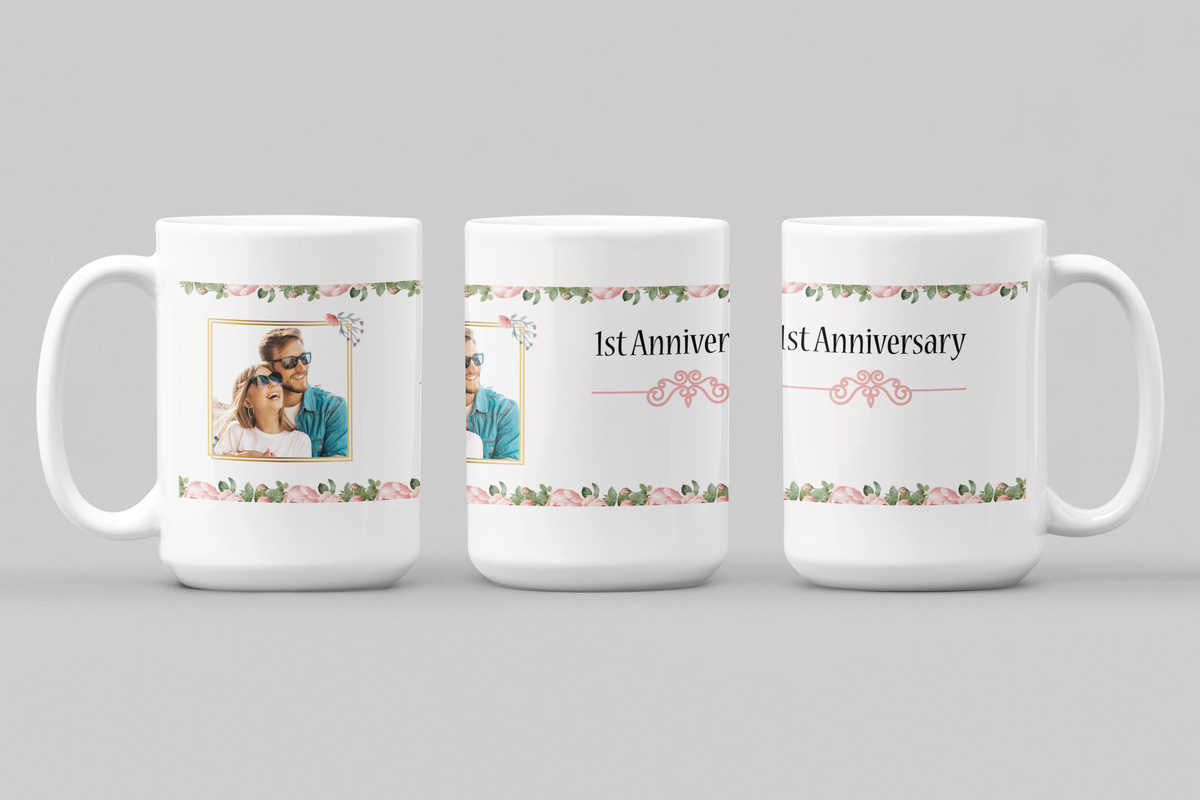 Anniversary 1-50 | Coffee Mug | Predesigned | Add Image